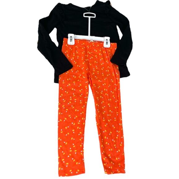 Btween Trick or Treat Outfit with Candy Corm Headband Black Orange Size Kids 5 - Picture 2 of 9